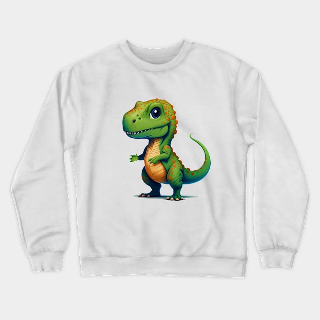 T Rex Dinosaur For Boys Kids Cute T-Shirt Crewneck Sweatshirt by Pine Hill Goods